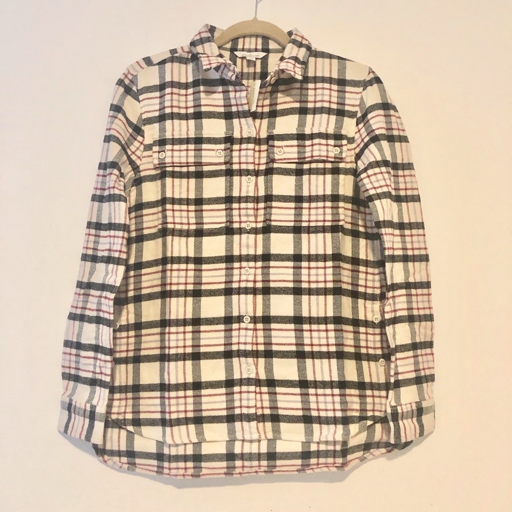 NWT LL Bean Signature Flannel Shirt